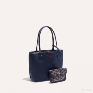 Goyard ANJOU MINI BAG Navy Blue | DEVT0086