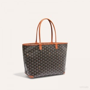 Goyard ARTOIS PM BAG Black / Brown | NHHW5933