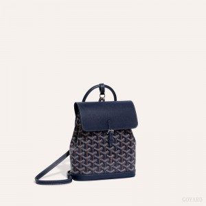 Goyard Alpin Mini Backpack Navy Blue | RHSX7930