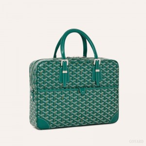 Goyard Ambassade MM Document Case Green | JRHI4393