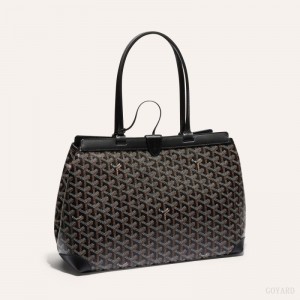 Goyard BELLECHASSE BIAUDE PM BAG Black | FZNS8726