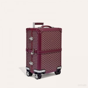 Goyard BOURGET PM TROLLEY CASE Burgundy | KIPI9552