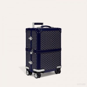 Goyard BOURGET PM TROLLEY CASE Navy Blue | TPUO6755