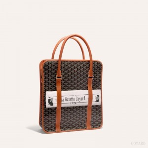 Goyard BOURGOGNE BAG Black / Brown | EUFB1569