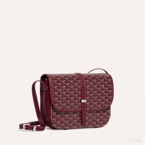 Goyard Belvedere MM Bag Burgundy | HKHI6486