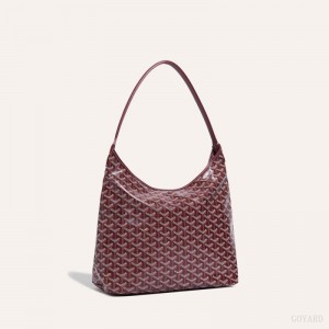 Goyard Bohème Hobo Bag Burgundy | ZUEB4862