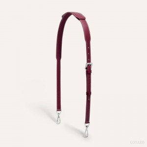 Goyard CUIR MM STRAP Burgundy | YNGB2056