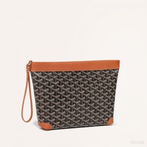 Goyard Conti pouch Black / Brown | ICBV3339