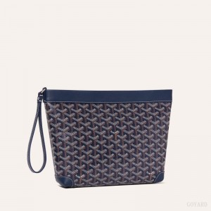 Goyard Conti pouch Navy Blue | IPPN2196