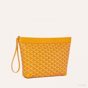 Goyard Conti pouch Yellow | HOEC8988