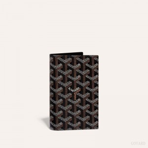 Goyard GRENELLE PASSPORT COVER Black | FSQQ9765