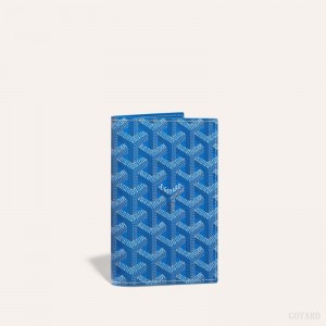 Goyard GRENELLE PASSPORT COVER Blue | QZUH5482