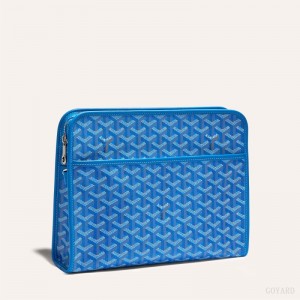 Goyard JOUVENCE GM TOILET BAG Blue | YJKD4458