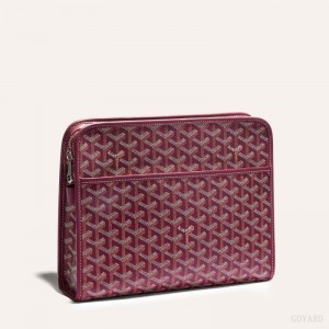 Goyard JOUVENCE GM TOILET BAG Burgundy | JBRU8731