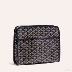 Goyard JOUVENCE GM TOILET BAG Navy Blue | BBLR9158