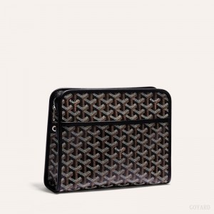 Goyard JOUVENCE MM TOILET BAG Black | QCRT9010