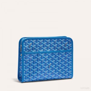 Goyard JOUVENCE MM TOILET BAG Blue | XYWR3927