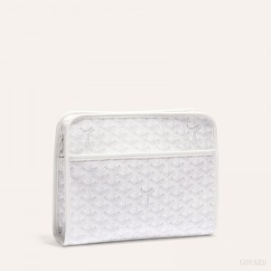 Goyard JOUVENCE MM TOILET BAG White | NLOY8452