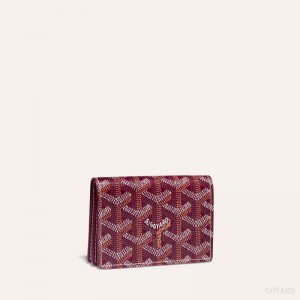 Goyard MALESHERBES CARD WALLET Burgundy | EGEZ8547