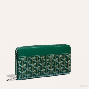 Goyard MATIGNON GM WALLET Green | CWYJ2334