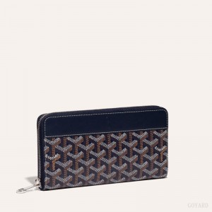 Goyard MATIGNON GM WALLET Navy Blue | UWWV2319