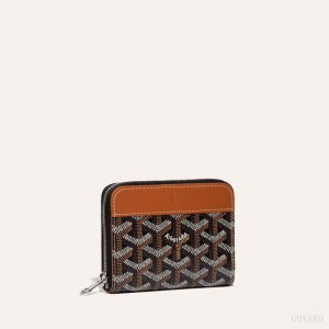 Goyard MATIGNON PM WALLET Black / Brown | CIWI8643