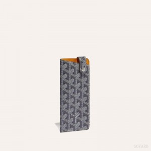 Goyard MONTMARTRE PM GLASSES CASE Grey | JHQR1494