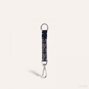 Goyard MOUSQUETON KEY RING Navy Blue | YTNM9989