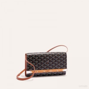 Goyard Monte-Carlo PM Clutch Black / Brown | DRCH3278