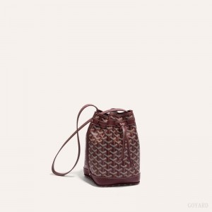 Goyard PETIT FLOT BUCKET BAG Burgundy | WEDH2781