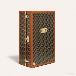 Goyard PULLMAN TRUNK Black / Brown | FOKZ3886