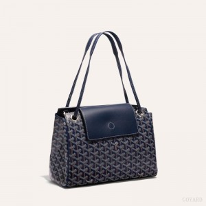 Goyard ROUETTE PM BAG Navy Blue | YTEH8929