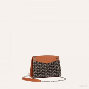 Goyard Rouette Structuré Mini Bag Black / Brown | GUXF8896