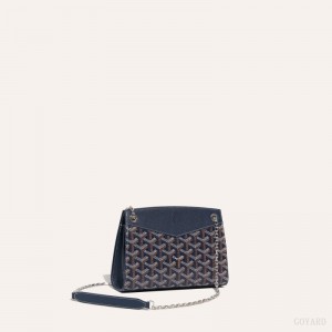 Goyard Rouette Structuré Mini Bag Navy Blue | PVHJ1351