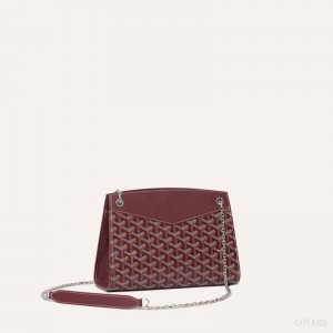 Goyard Rouette Structuré PM Bag Burgundy | PBOY7250