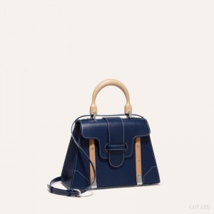 Goyard SAÏGON PM BAG Navy Blue | HXVF4282