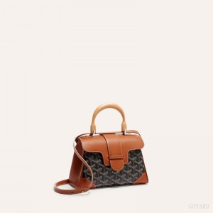 Goyard SAIGON SOUPLE MINI BAG Black / Brown | SFGH2202