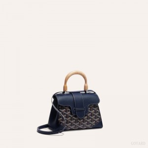 Goyard SAIGON SOUPLE MINI BAG Navy Blue | IKYQ6932