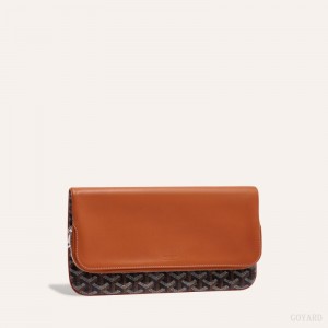 Goyard SAINTE-MARIE CLUTCH Black / Brown | NUCY9693