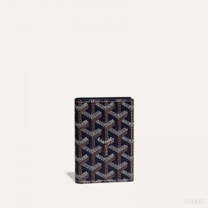 Goyard SAINT-MARC CARD WALLET Navy Blue | LXYE3750