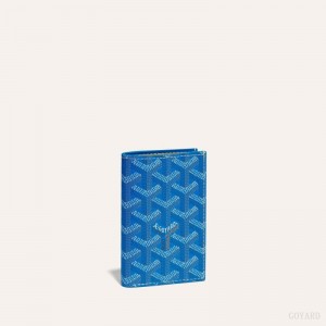 Goyard SAINT-PIERRE CARD WALLET Blue | MPOC9652