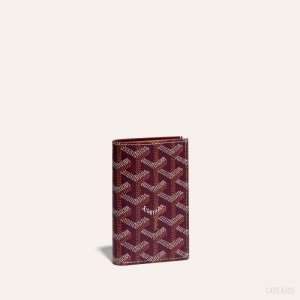 Goyard SAINT-PIERRE CARD WALLET Burgundy | HZHM8926