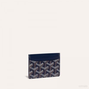 Goyard SAINT-SULPICE CARD WALLET Navy Blue | SRHX0722