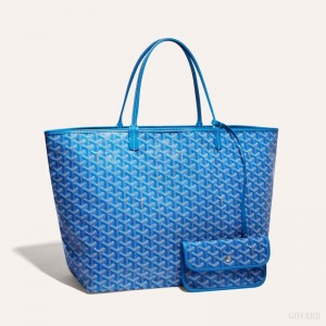 Goyard SAINT LOUIS GM BAG Blue | UTWI9135