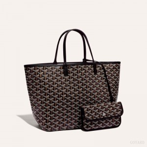 Goyard SAINT LOUIS PM BAG Black | JPXL2272