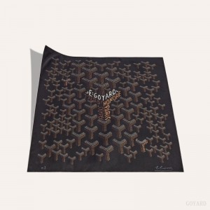 Goyard SCARF N°1 Black | WSEB3422