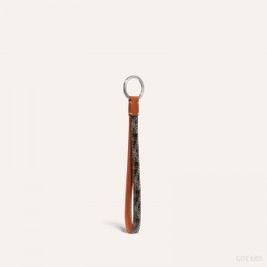 Goyard SESAME KEY RING Black / Brown | CXIY7422