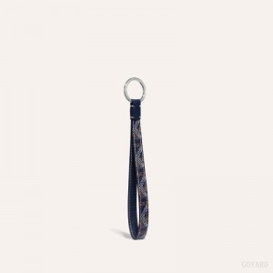 Goyard SESAME KEY RING Navy Blue | ZZKQ1503