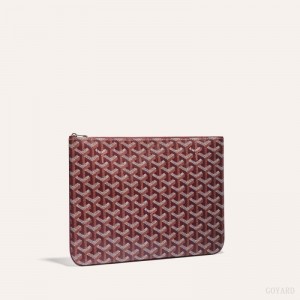 Goyard SÉNAT MM POCKET Burgundy | UTEP2722