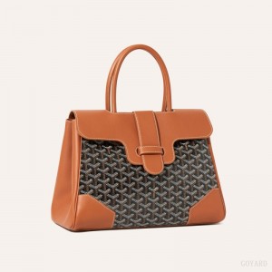 Goyard Saïgon tote bag Black / Brown | VIJM3565